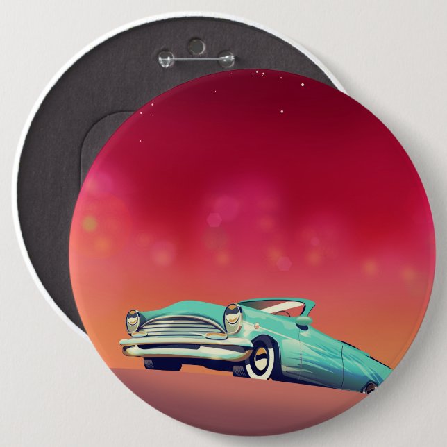 Vintage Old Car Button (Front & Back)