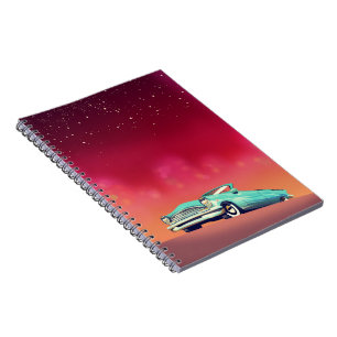 Vintage Old Car Notebook