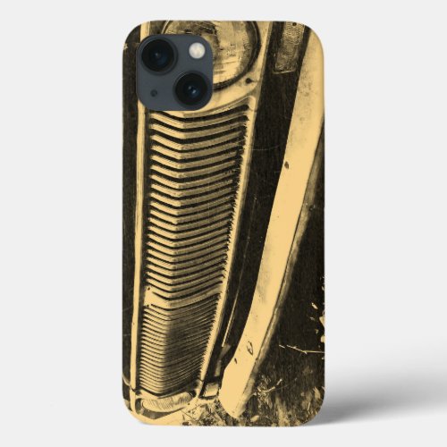 Vintage Old Classic Car Headlights iPhone 13 Case