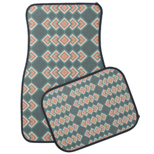 VINTAGE OLD COUNTRY COLORS CAR FLOOR MAT