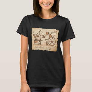 Vintage Old Fashion Caregiver, Nursing Assistant T-Shirt