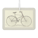[ Thumbnail: Vintage, Old Fashioned Bicycle Depiction Air Freshener ]