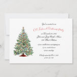 Vintage Old Fashioned Christmas Party Invitation at Zazzle