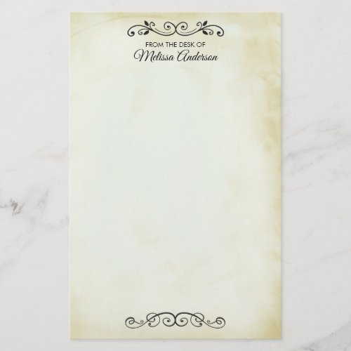 Vintage Old_Fashioned Western Theme Stationery