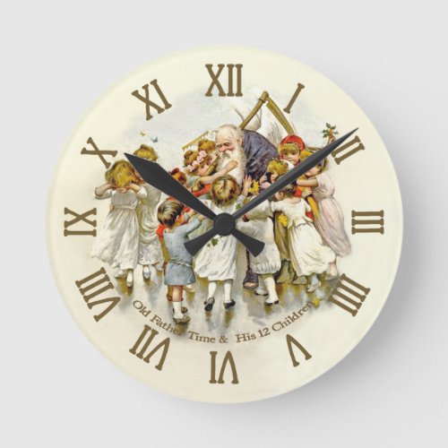 Vintage Old Father Time Clock