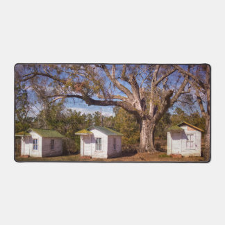 Vintage Old Florida Rustic Motel Cabins Roadside Desk Mat