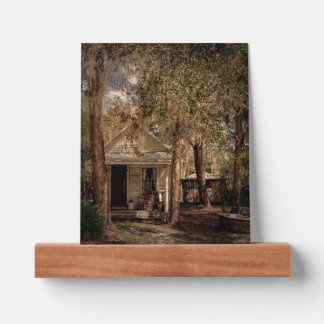 Vintage Old Florida Rustic Wooden Cottage Picture Ledge