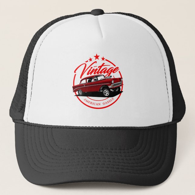 Vintage Old Gasser Trucker Hat (Front)