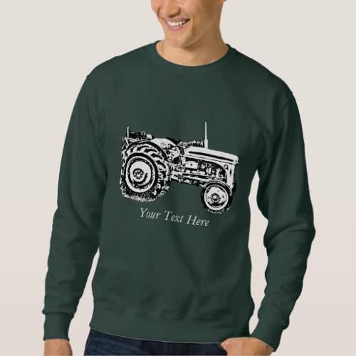 vintage old Gray massey fergison tractor Sweatshirt