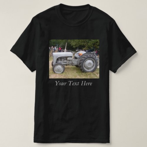 vintage old gray massey fergison tractor  T_Shirt