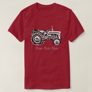 vintage old gray massey fergison tractor T-Shirt