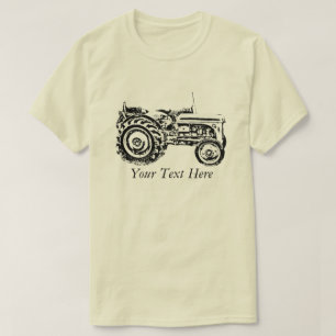 vintage old gray massey fergison tractor T-Shirt