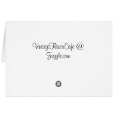 Vintage Old House Photography--Cards (Back Horizontal)