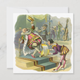 Vintage Old King Cole Nursery Rhyme Invitation