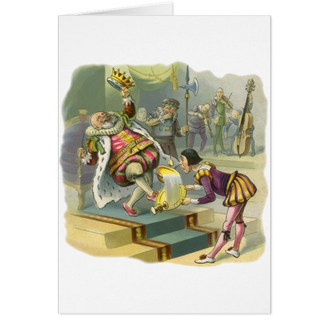 Vintage Old King Cole Nursery Rhyme Poem Song (Front)