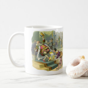 Vintage Old King Cole Nursery Rhyme Poem Song Coffee Mug
