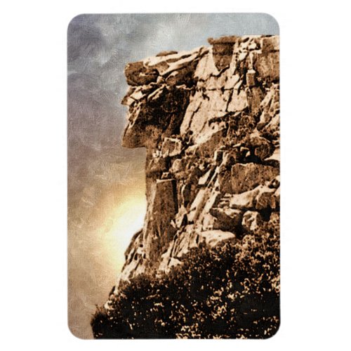 Vintage Old Man of The Mountain New Hampshire Magnet