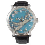 Vintage Old Map Of The Bermuda Islands Watch at Zazzle