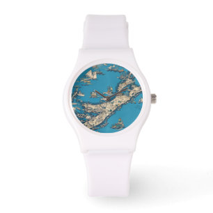 Vintage Old Map of the Bermuda Islands Watch