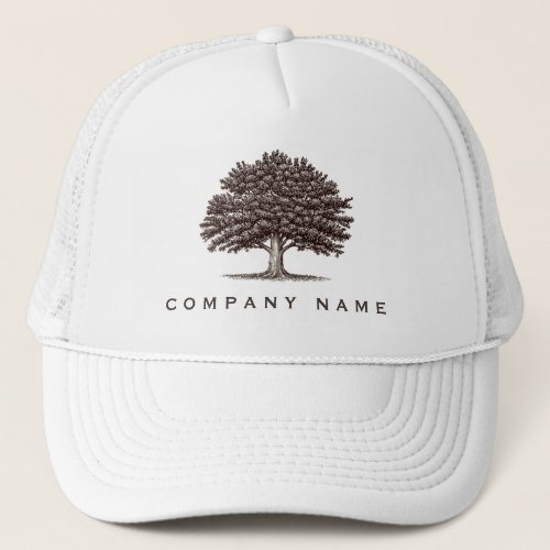 Vintage Old Oak Tree Service or Family Reunion Trucker Hat
