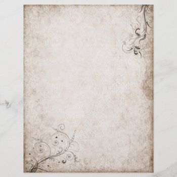 Vintage Old Paper Stationery by aquachild at Zazzle