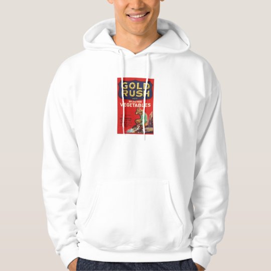 Vintage Old Retro Crate Product Goods Label Veggie Hoodie