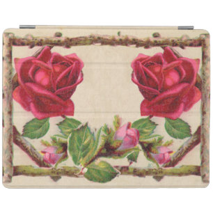 Vintage old rose rustic Victorian Antique Classic iPad Smart Cover