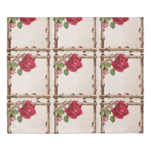Vintage old rose rustic Victorian Antique