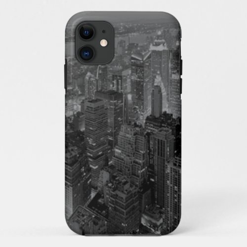 Vintage Old Style New York City Script iPhone 11 Case