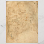 Vintage Old Tea Stained  Letterhead (Front)
