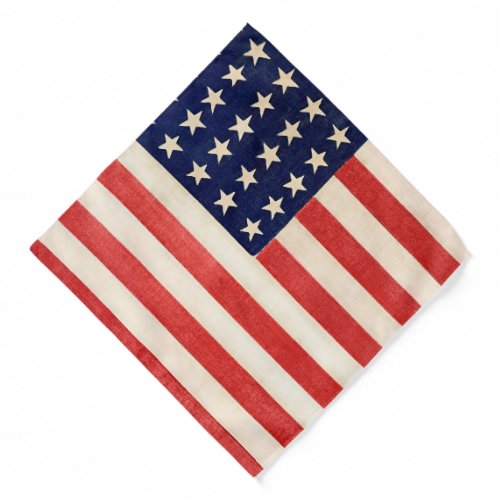 Vintage Old Thirty_Six Star American Flag Bandana
