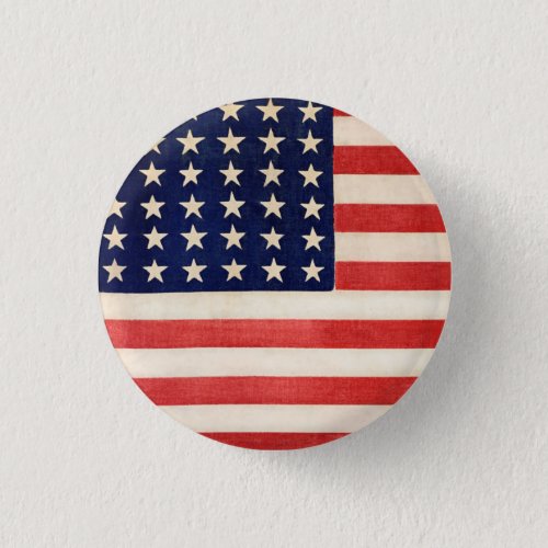 Vintage Old Thirty_Six Star American Flag Button