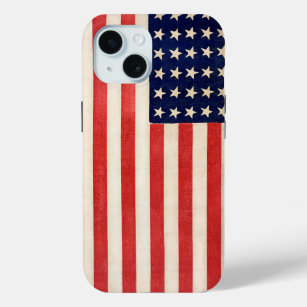 Vintage Old Thirty-Six Star American Flag iPhone 15 Case