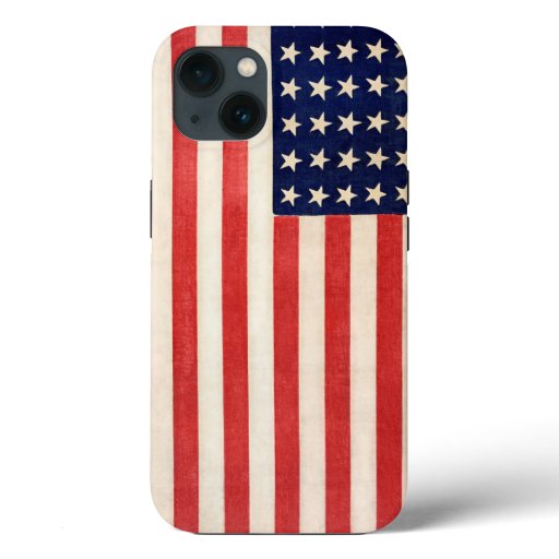 Vintage Old Thirty-Six Star American Flag iPhone 13 Case