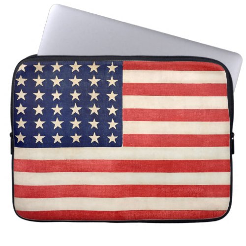 Vintage Old Thirty_Six Star American Flag Laptop Sleeve
