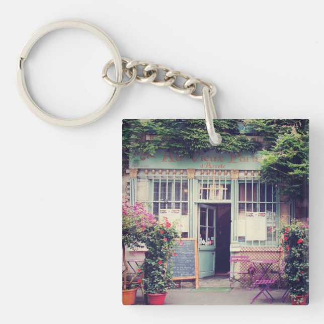 Vintage Old Town Paris Keychain (Front)