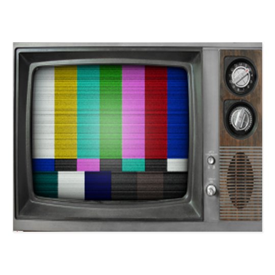 Vintage Old Tv Retro Nostalgia Postcard Zazzle Com