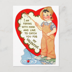 Vintage Fishing Hooks Card, Zazzle