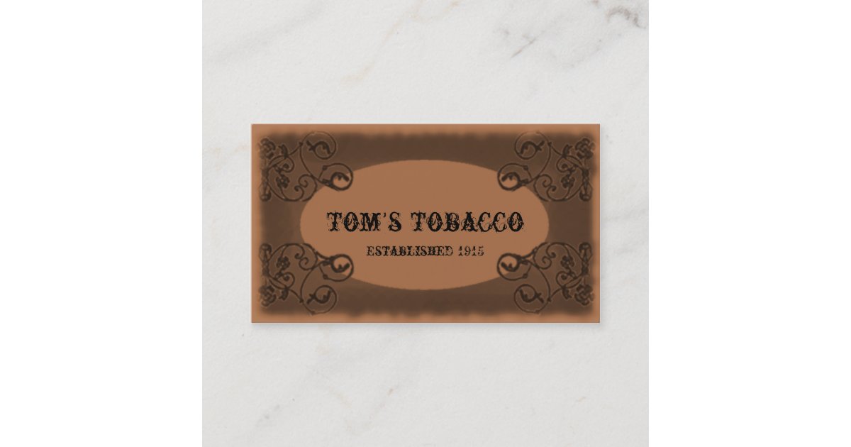 Vintage Old West business card template Zazzle