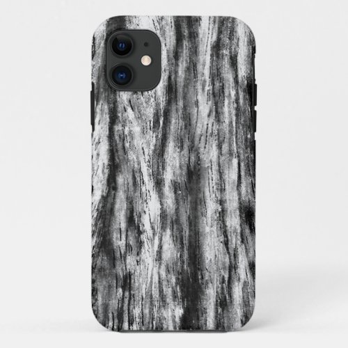 Vintage Old Wood Abstract Art iPhone 11 Case