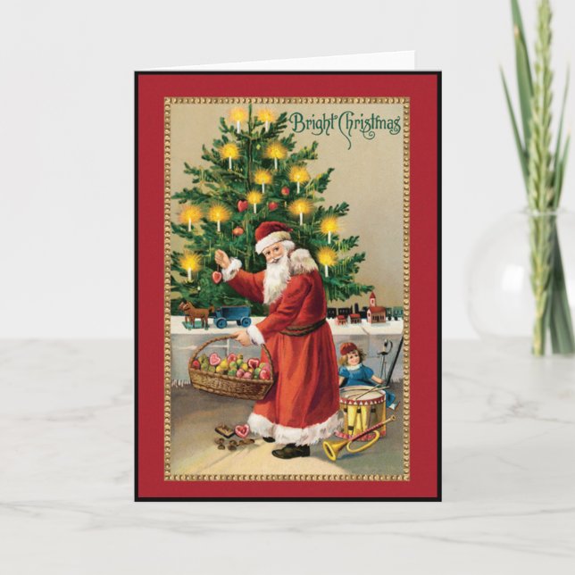 Vintage Old World Christmas Card (Front)