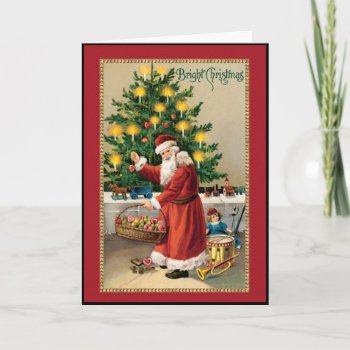 Vintage Old World Christmas Card by ChristmasBellsRing at Zazzle