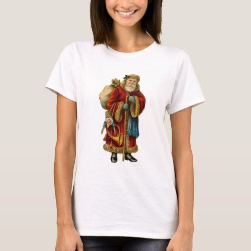 Vintage Old World Christmas Santa T_Shirt