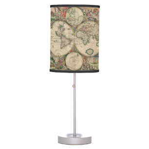Vintage Old World Map Lamp Shade