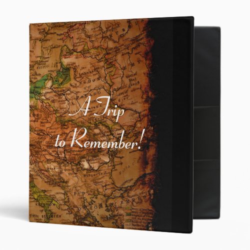 Vintage Old World Map of Europe 1740 3 Ring Binder