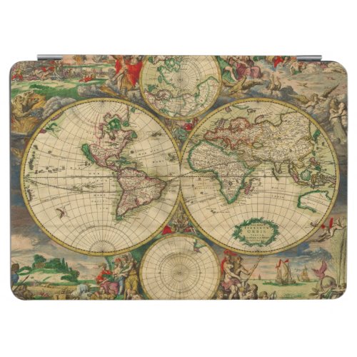 Vintage old world Maps Antique map iPad Air Cover