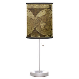 Vintage old world Maps Table Lamp