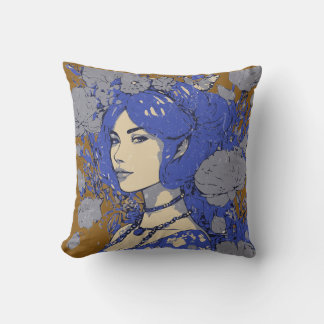 Vintage Old World Outdoor Pillow