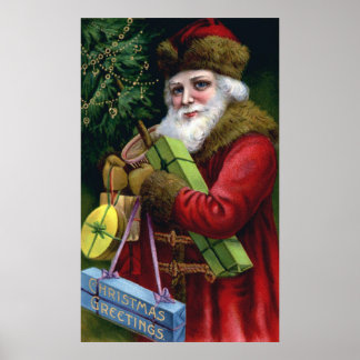 Old World Santa Claus Posters | Zazzle