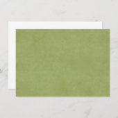 Vintage Olive Green Paper Parchment Background (Front/Back)